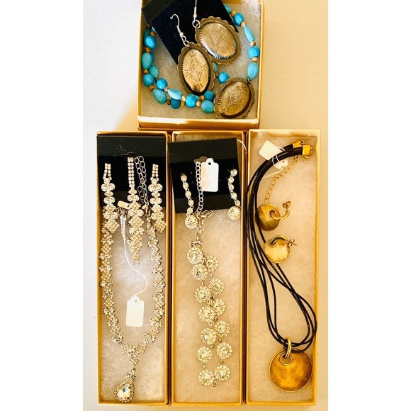 Chico's & Rhinestone Bundle Sparkly Sets - Picture 1 of 4